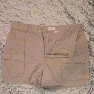 J. Crew Olive Green Cargo Shorts